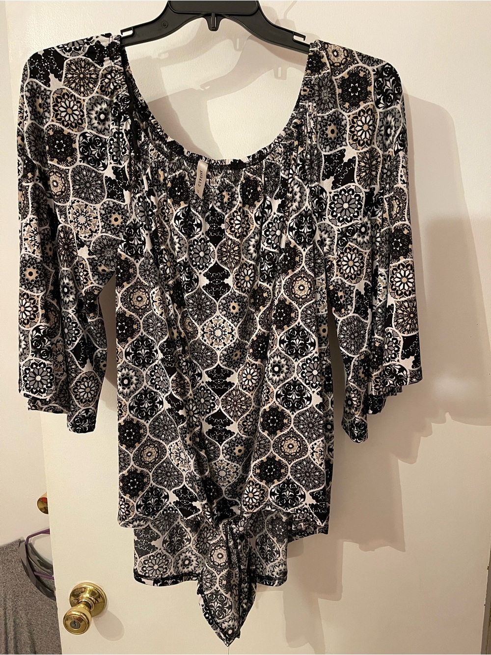 Emerald Plus Size Boho Print Tunic Top – Size 2X